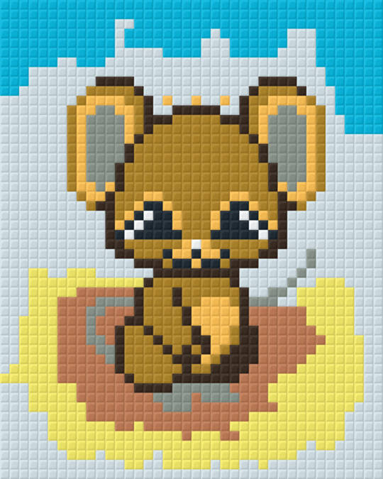Baby Mouse One [1] Baseplate PixelHobby Mini-mosaic Art Kit